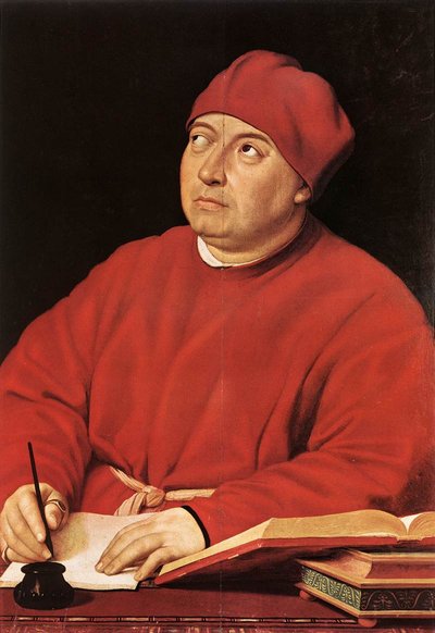 Portrait of Tommaso Inghirami by Raffaello Sanzio Raphael